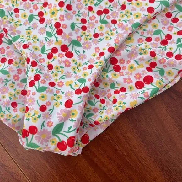 Skatie• Scarlette bikini Bottoms in CARMEL Cherry Print - Picture 7 of 11